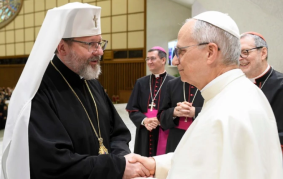 Pope Leo XIV Meets Ukrainian Church Leader, Urges Peace and Prisoner Release